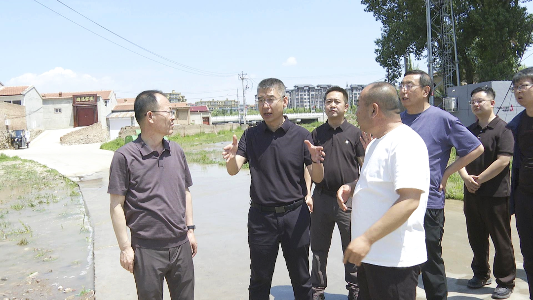 于永军带队赴木槽涧河巡河并督导检查防汛备汛工作